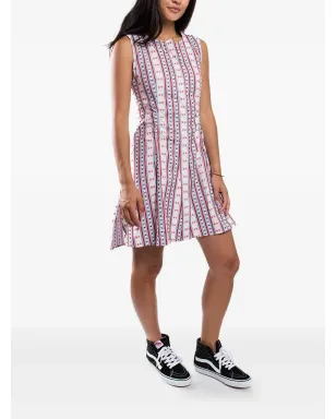 Carven ストライプ ノースリーブ フレアドレス - マルチカラー - サムネイル2