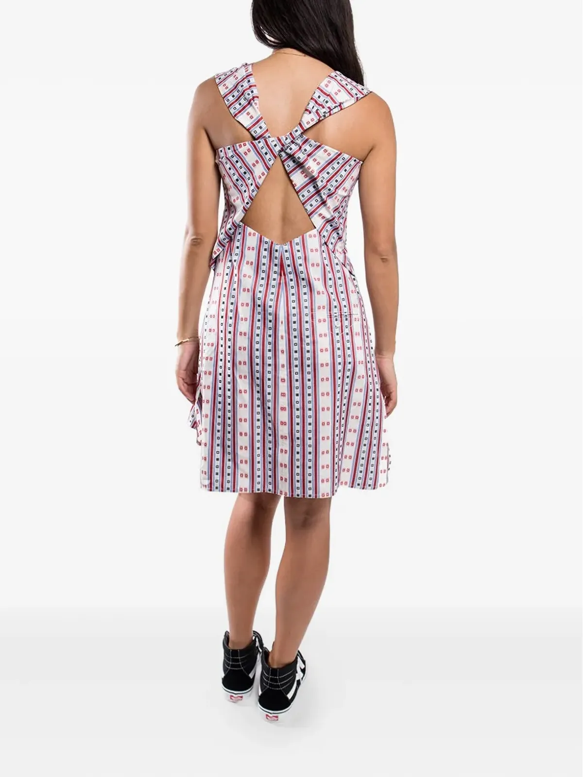 Carven ストライプ ノースリーブ フレアドレス - マルチカラー - 画像4