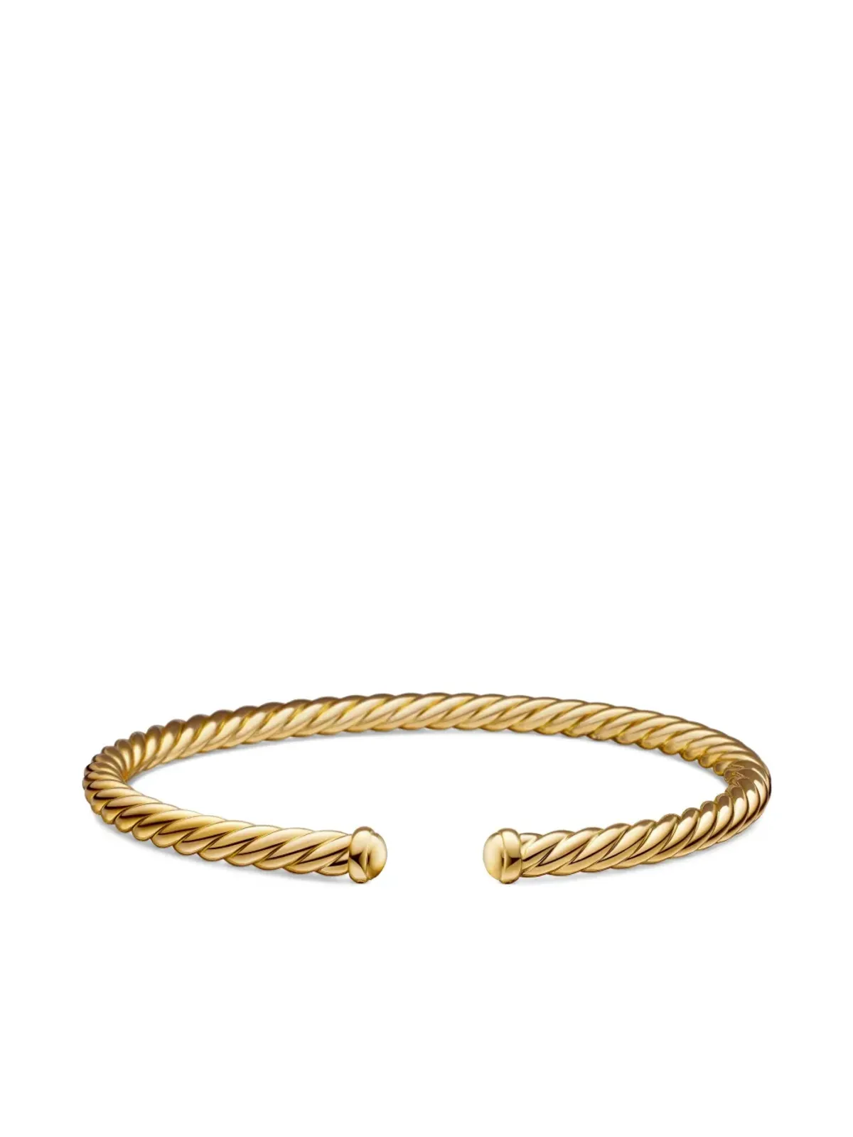 David Yurman 18kt Yellow Gold モダン ケーブルスピラ ブレスレット - 画像4