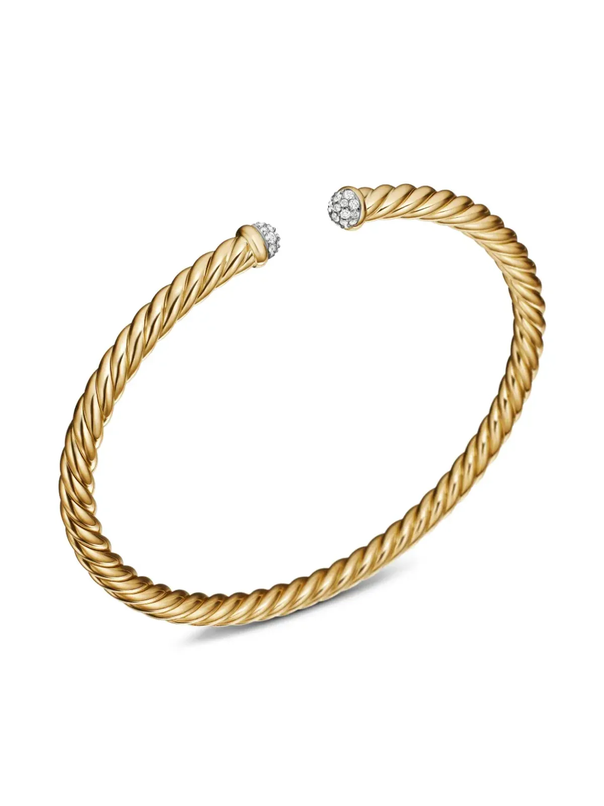 David Yurman モダン ケーブルスピラ ダイヤモンド ブレスレット - 画像5