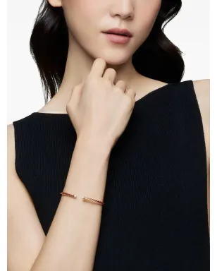 David Yurman 18kt ローズゴールド モダン・ケーブルスパイラ ダイヤモンド ブレスレット - サムネイル2
