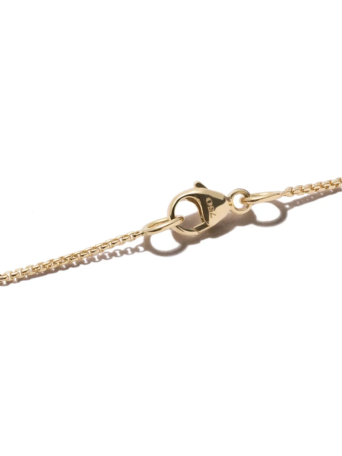 David Yurman 18Kイエローゴールド シャテレーヌ ターコイズとダイヤモンド ペンダント ネックレス - 画像4