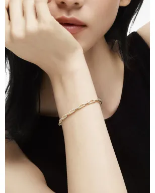 David Yurman 18kt イエローゴールド Stax チェーンリンク ダイヤモンド ブレスレット - サムネイル3