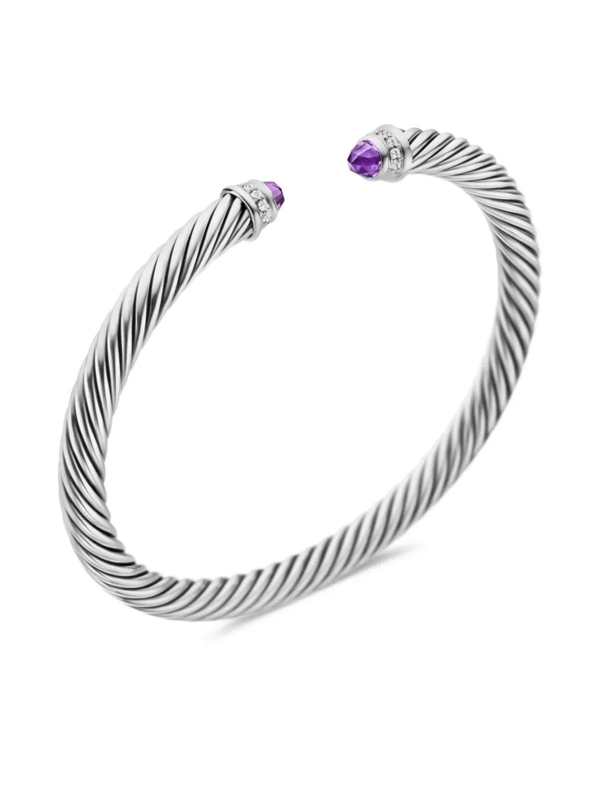 David Yurman クラシック ケーブル ダイヤモンド ブレスレット - 画像5