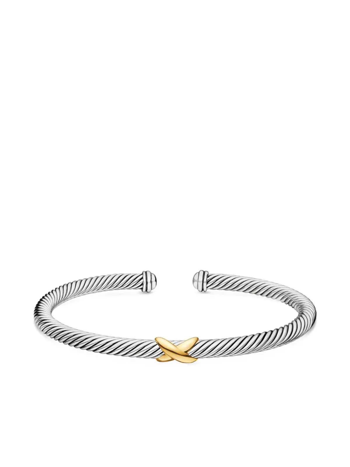 David Yurman X Classic Cable Station ブレスレット - 画像4