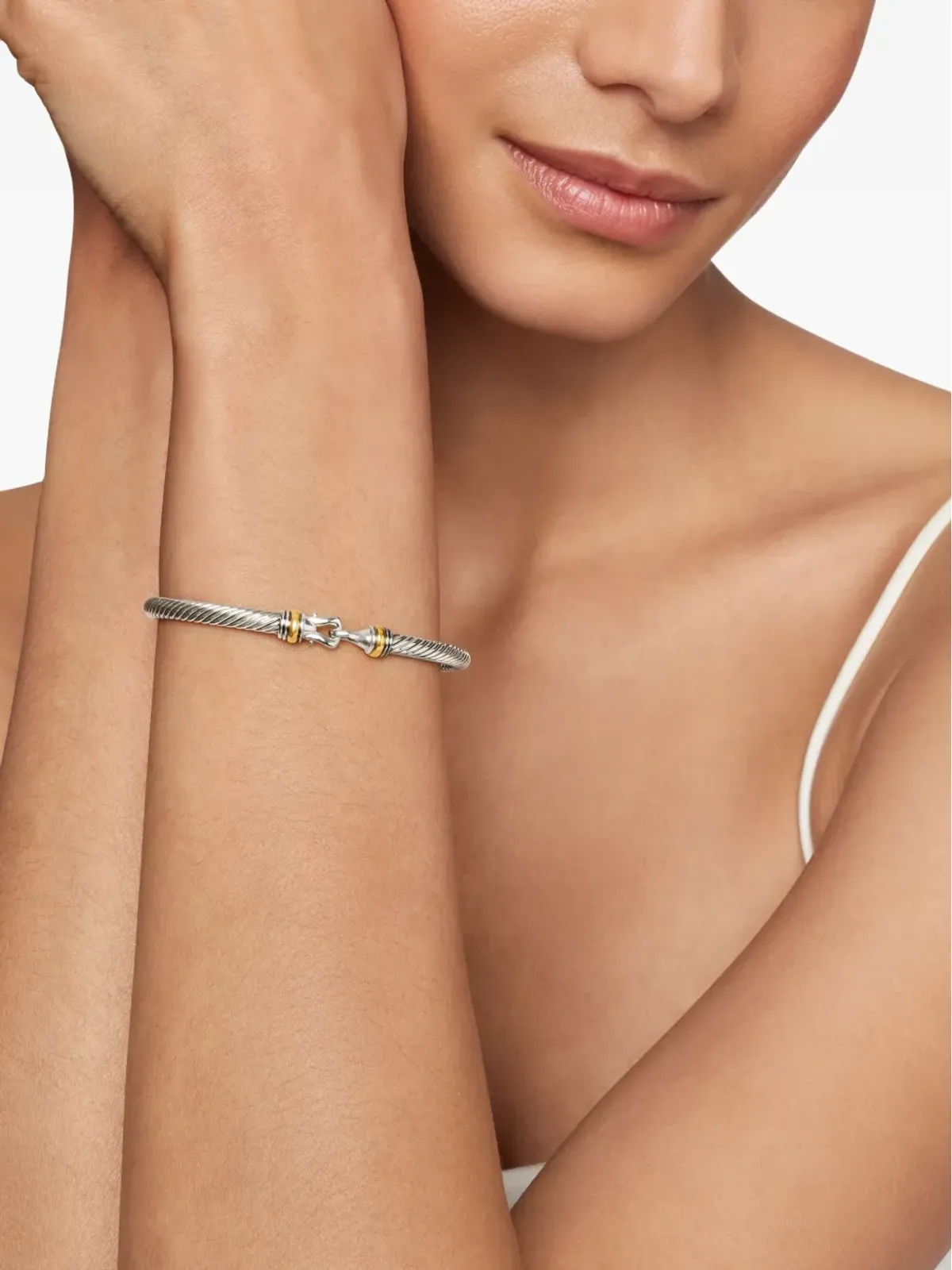 David Yurman バックルクラシックケーブル ブレスレット - 画像3