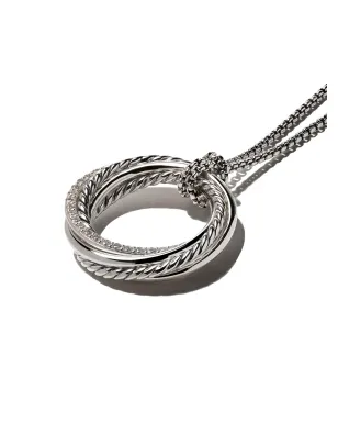 David Yurman クロスオーバー ダイヤモンド ネックレス - サムネイル3