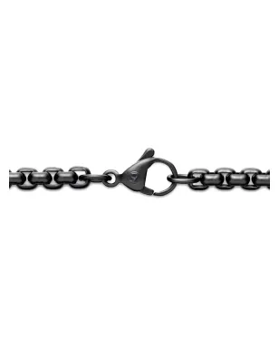 David Yurman ボックスチェーン ネックレス ブラック - サムネイル4