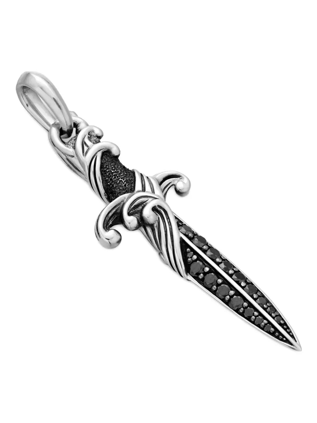 David Yurman ウェーブ・ダガー ダイヤモンド アミュレット - 画像5