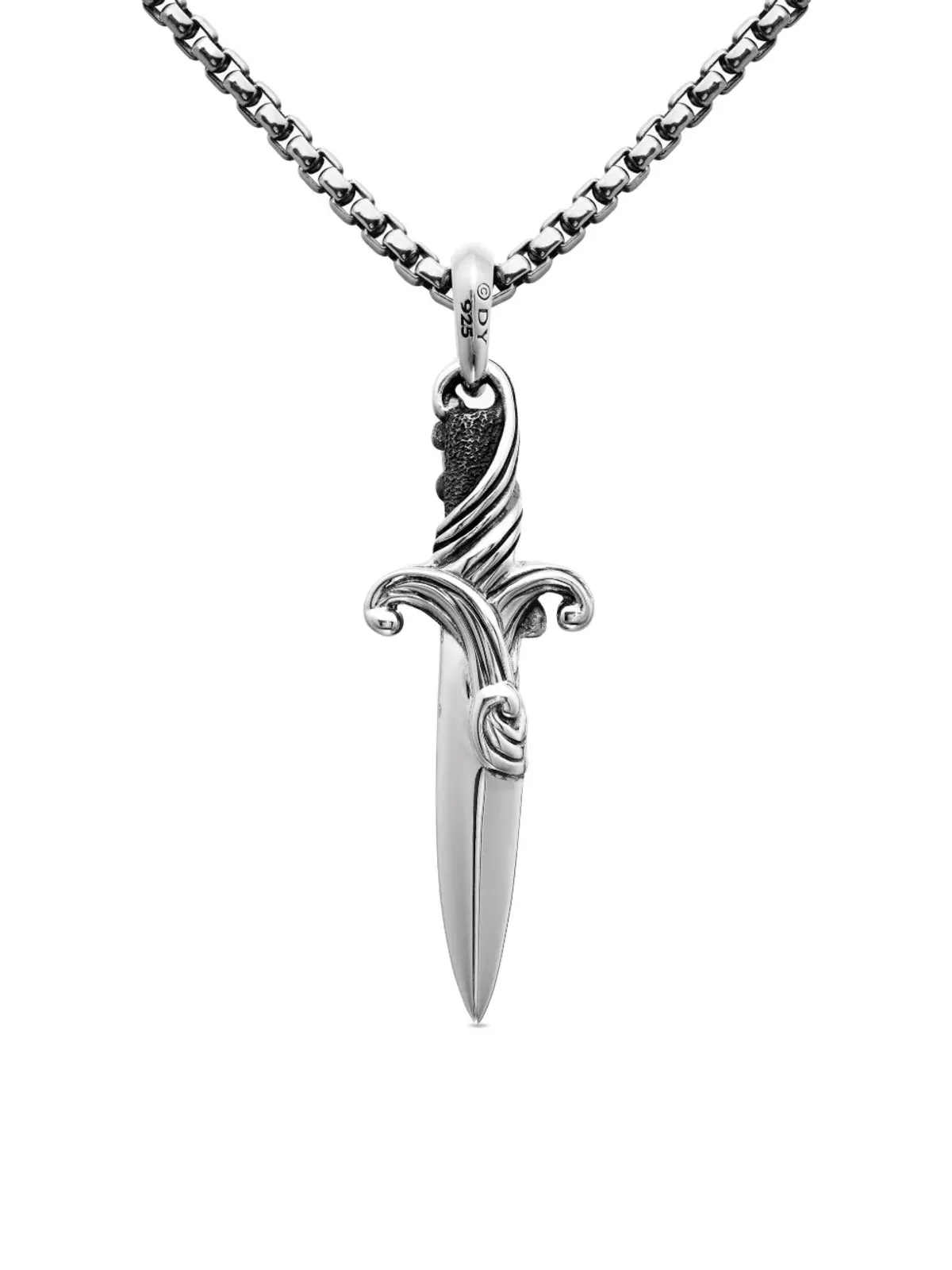David Yurman ウェーブ・ダガー ダイヤモンド アミュレット - 画像4