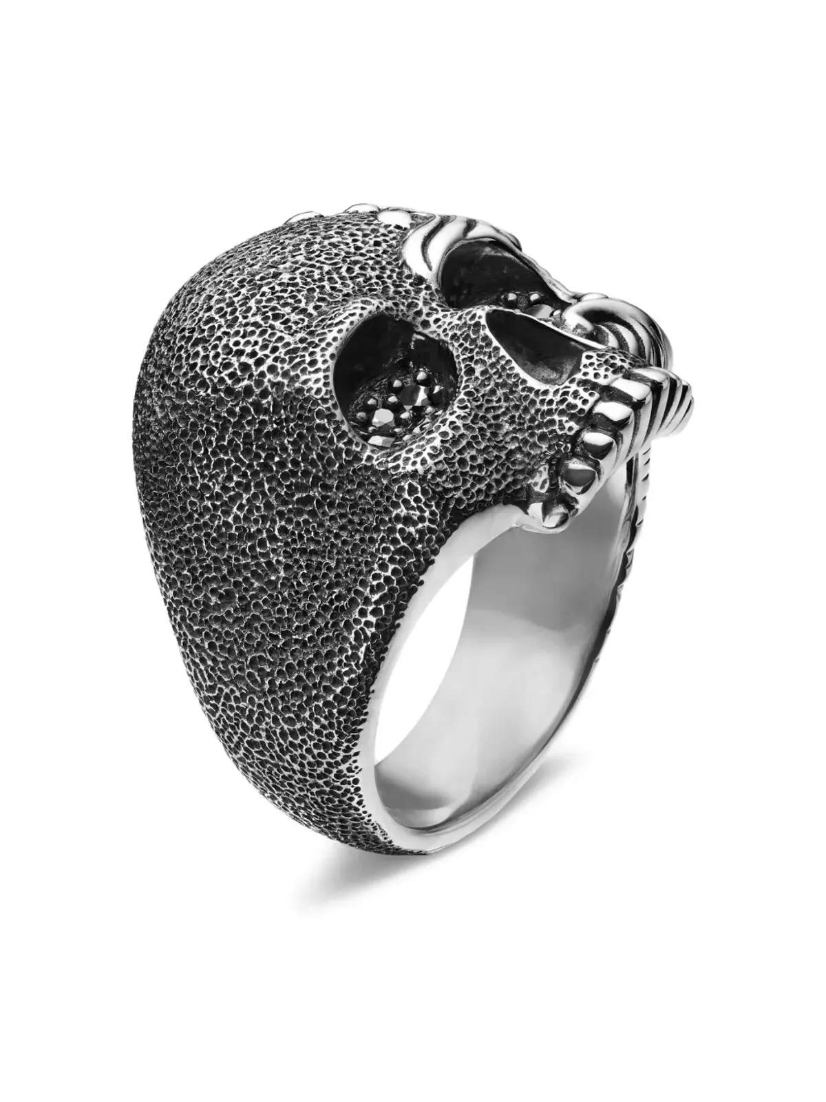 David Yurman ウェーブス・スカル ダイヤモンド リング - 画像4