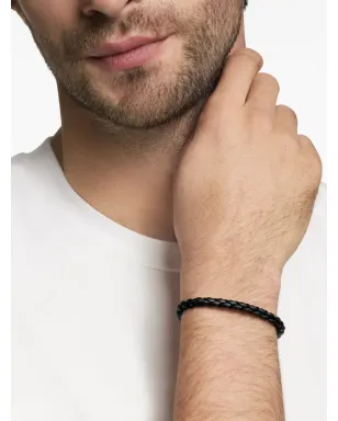 David Yurman チェブロン ウォーブン ブレスレット ブラック - サムネイル3
