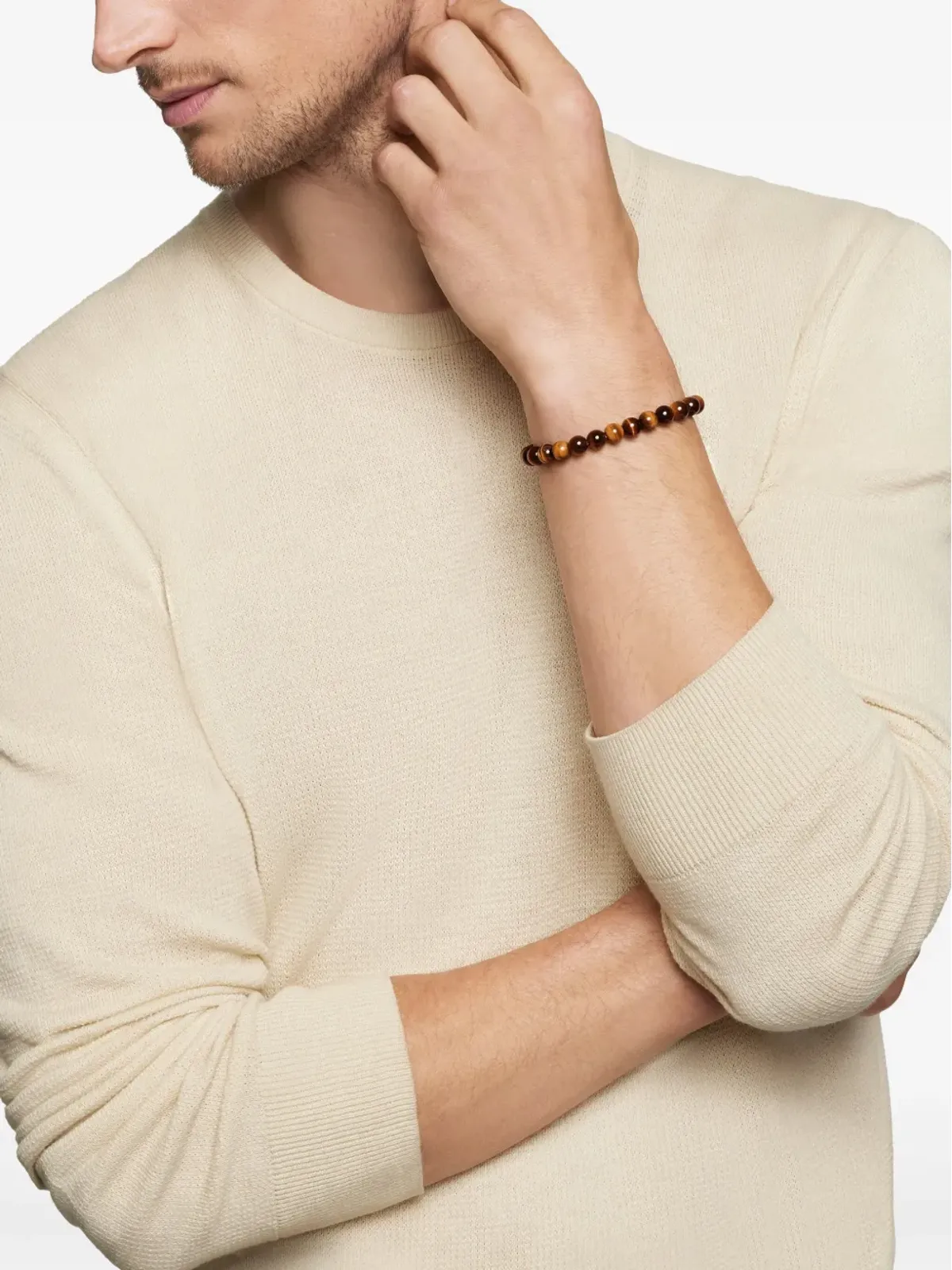 David Yurman スピリチュアルビーズ ブレスレット ブラウン - 画像2