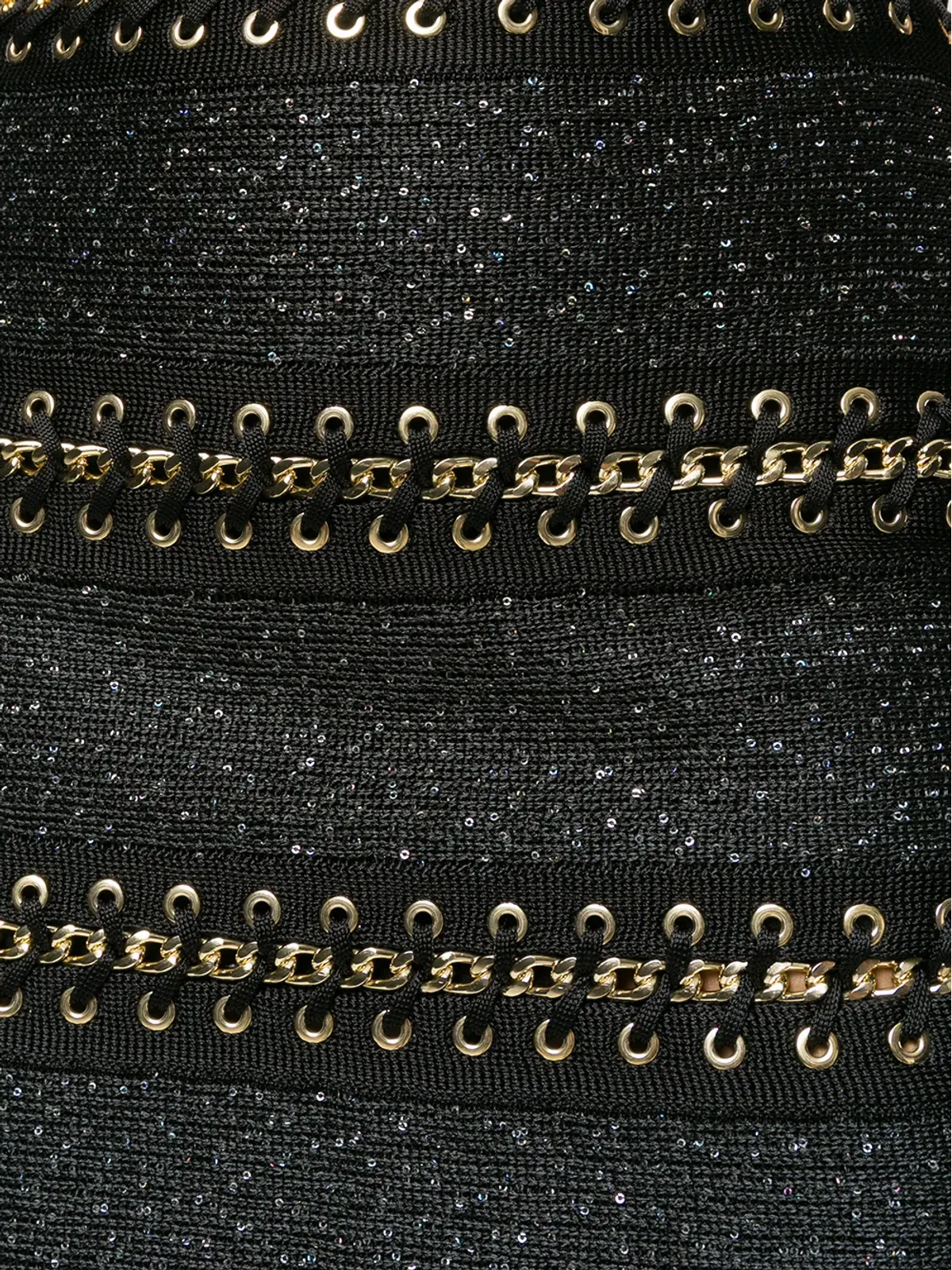 Balmain チェーン装飾ミニスカート - 画像5