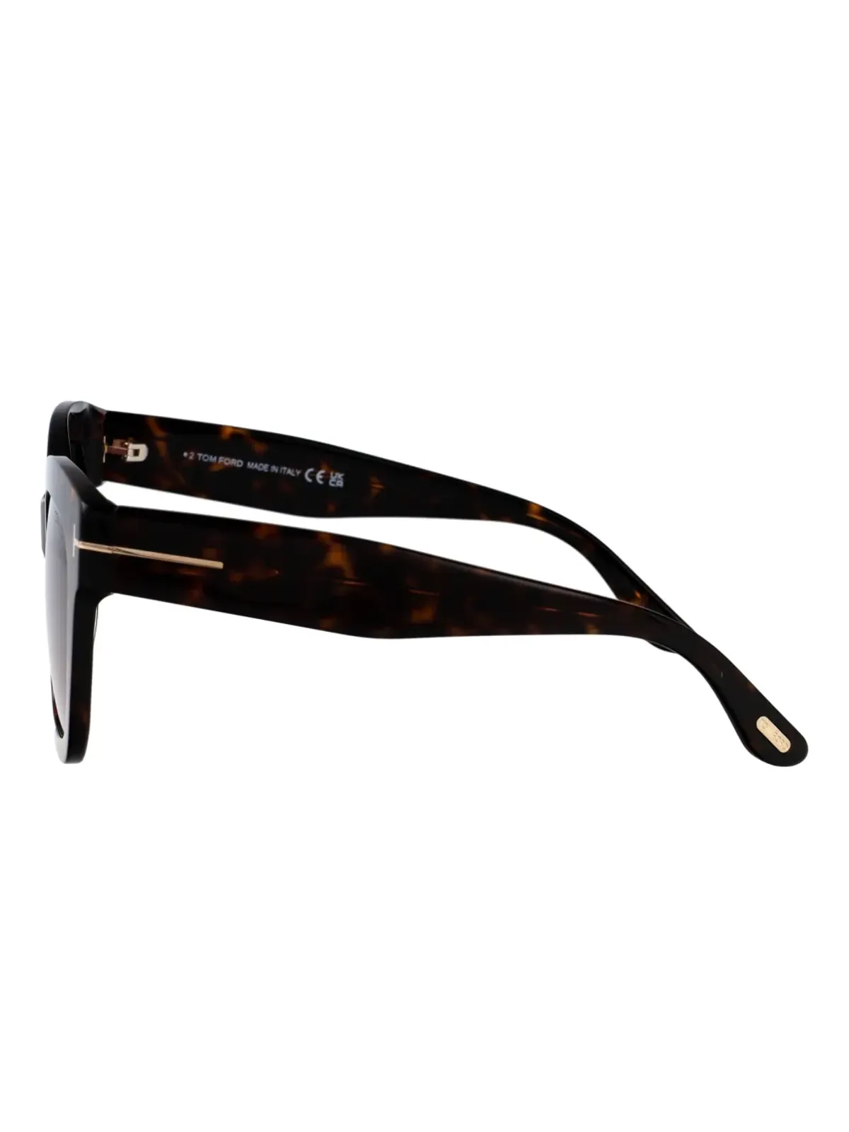 TOM FORD Eyewear 猫目フレーム サングラス - ブラウン - 画像4