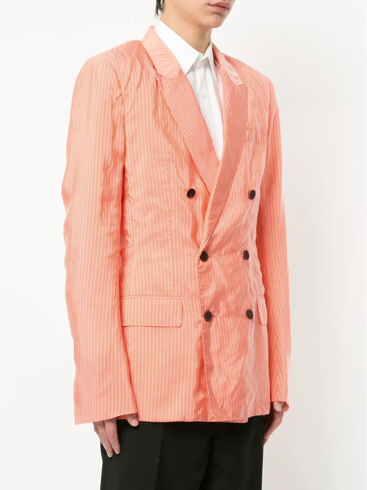 Haider Ackermann ダブルブレストブレザー - 画像3