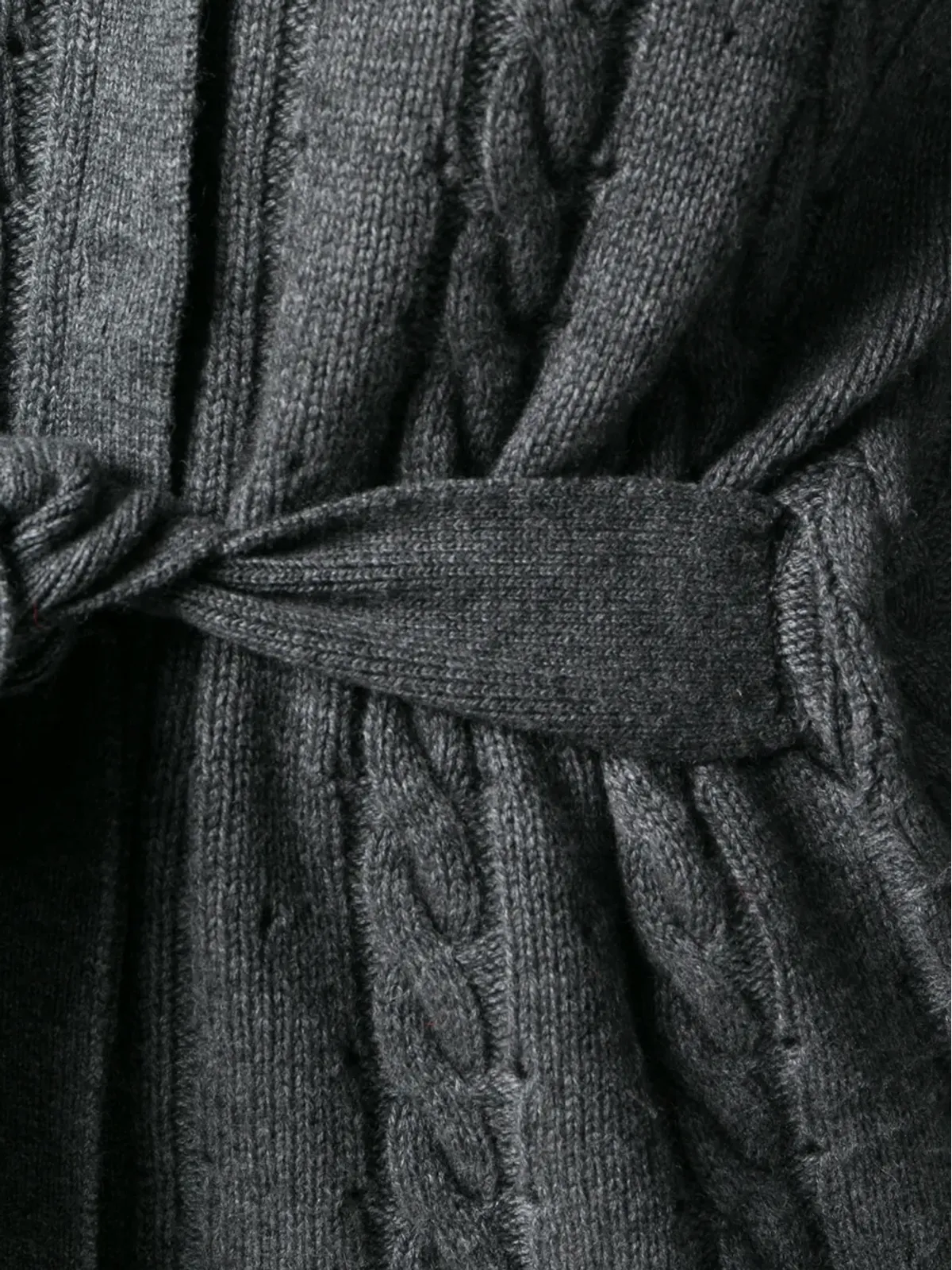 Cashmere In Love カシミアブレンド ケーブルニット カーディガン - 画像5