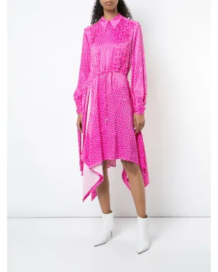 Off-White プリントサテンのドレス - ピンク - サムネイル2