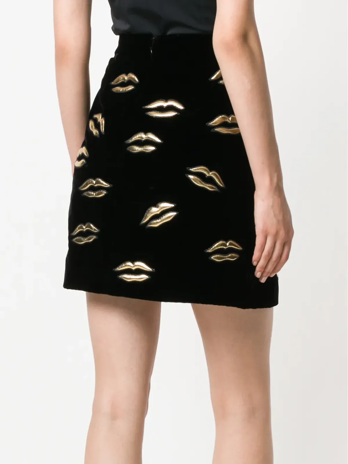 Givenchy リッププリント ミニAラインスカート - 画像4