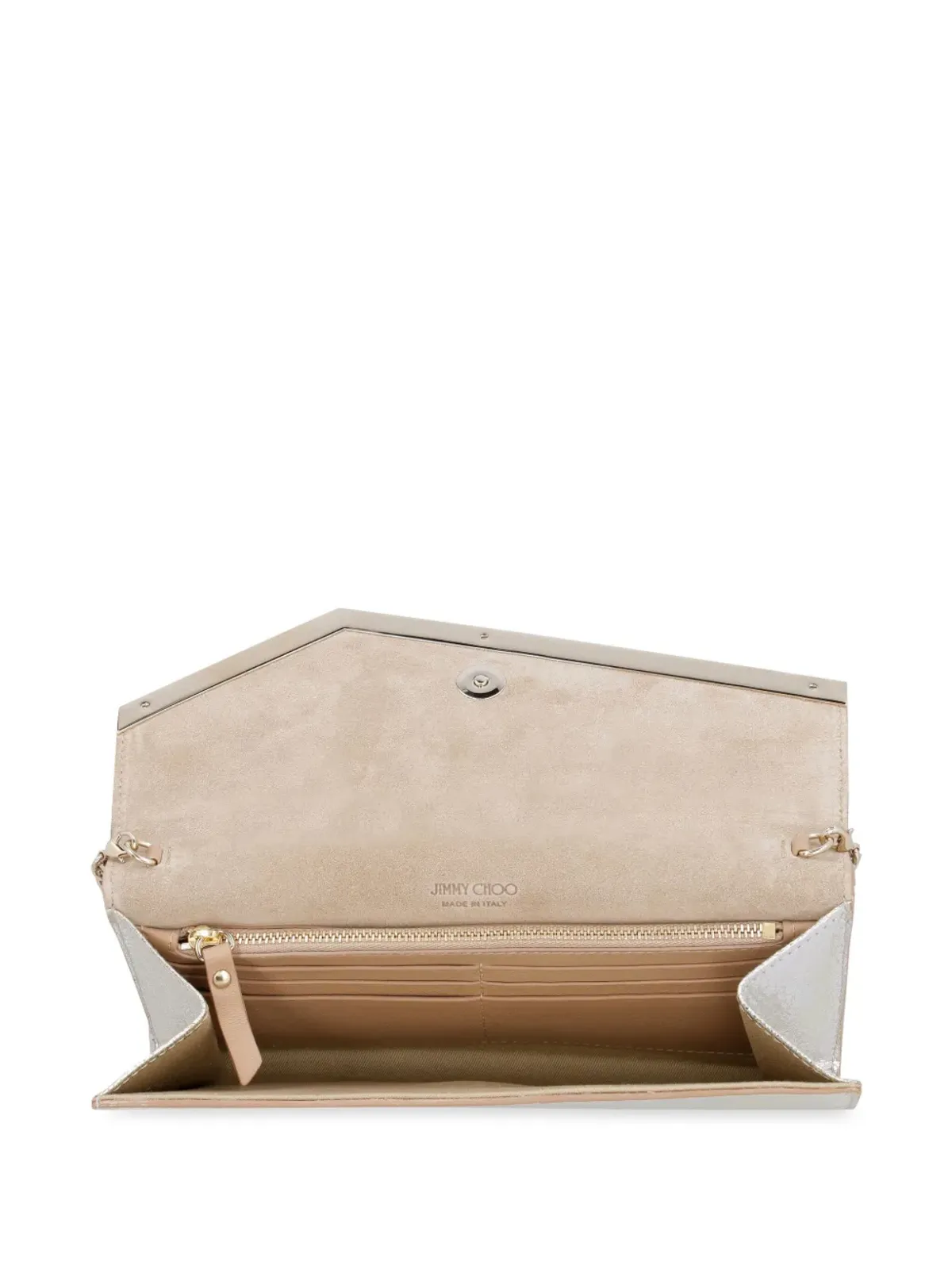 Jimmy Choo エミー レザー クラッチバッグ - 画像4