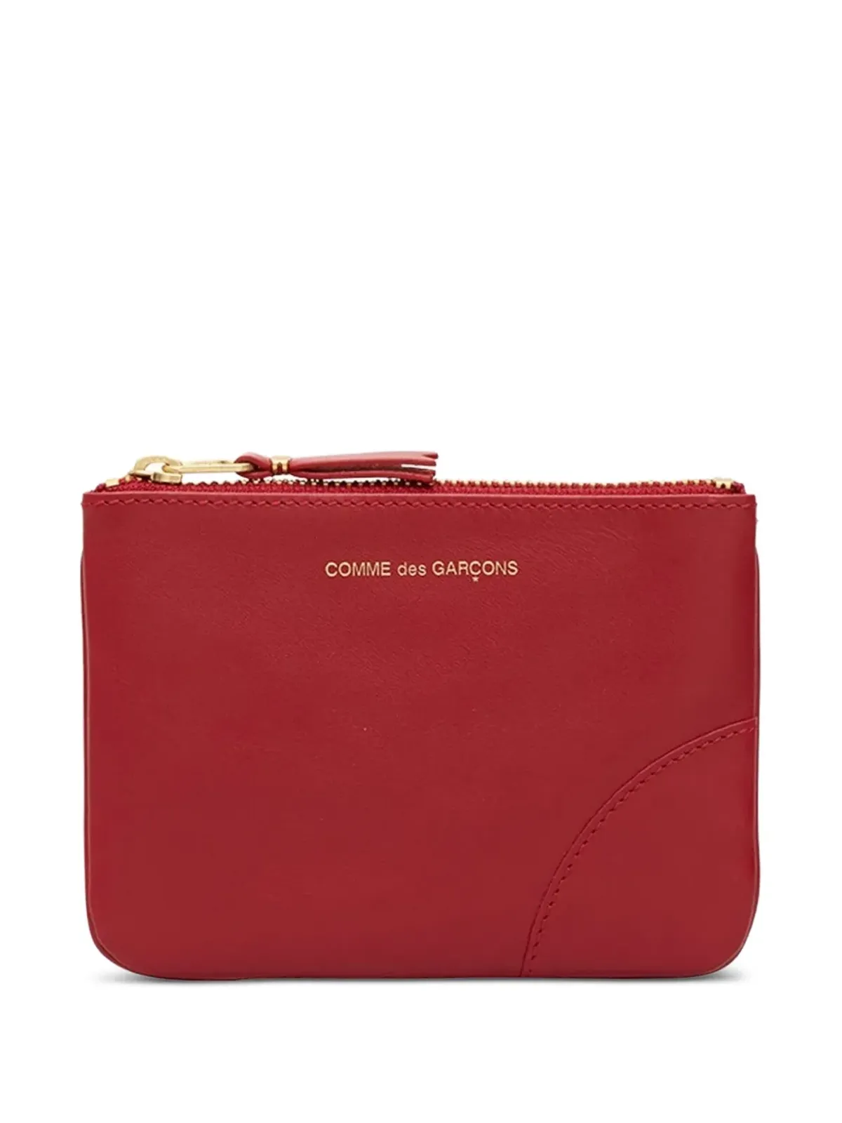 Comme Des Garçons Wallet レザー財布 レッド - 画像1