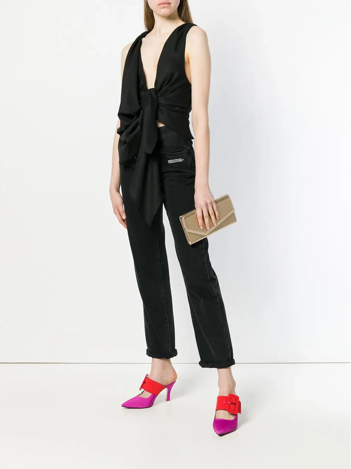 Jimmy Choo Emmie クラッチバッグ - メタリック - 画像2