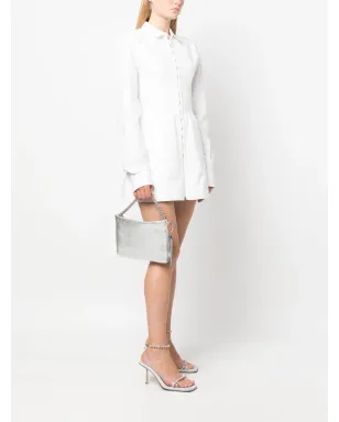 Jimmy Choo Callie メタリックタッセルクラッチ グレー - サムネイル2