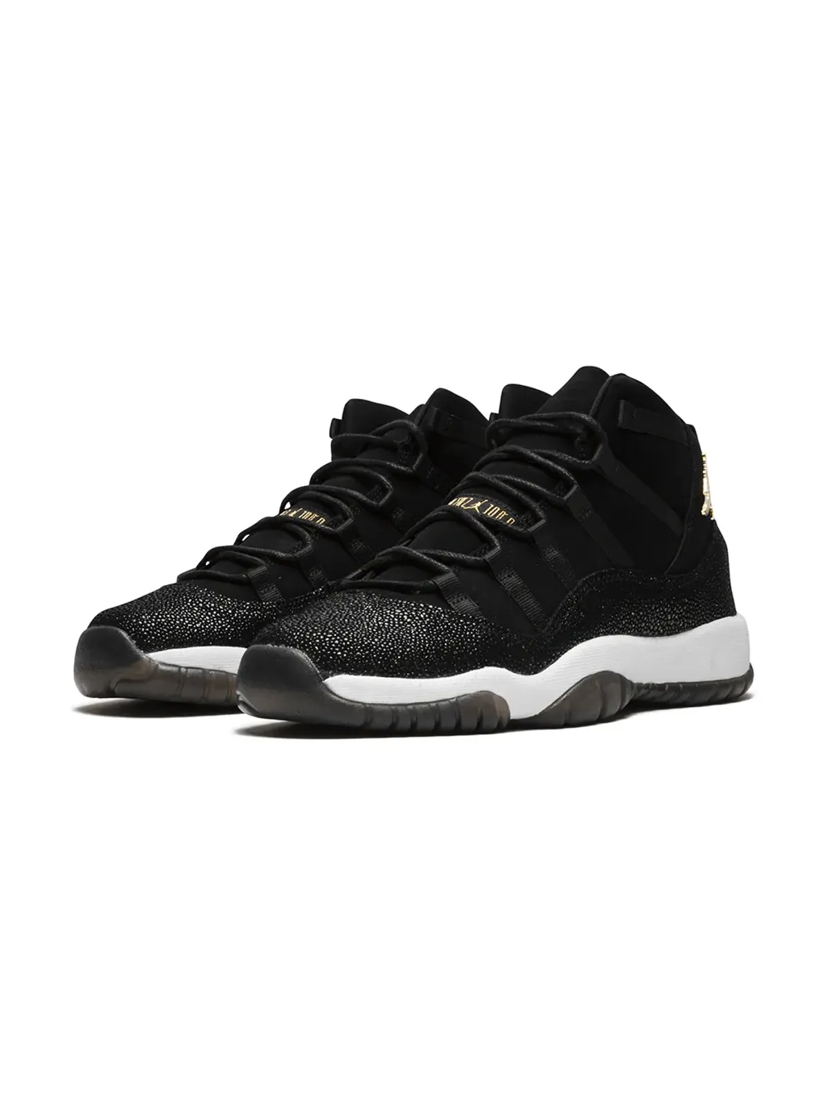 Jordan Kids エアジョーダン11 レトロ プレミアム HC Heiress Black Stingray スニーカー - 画像2
