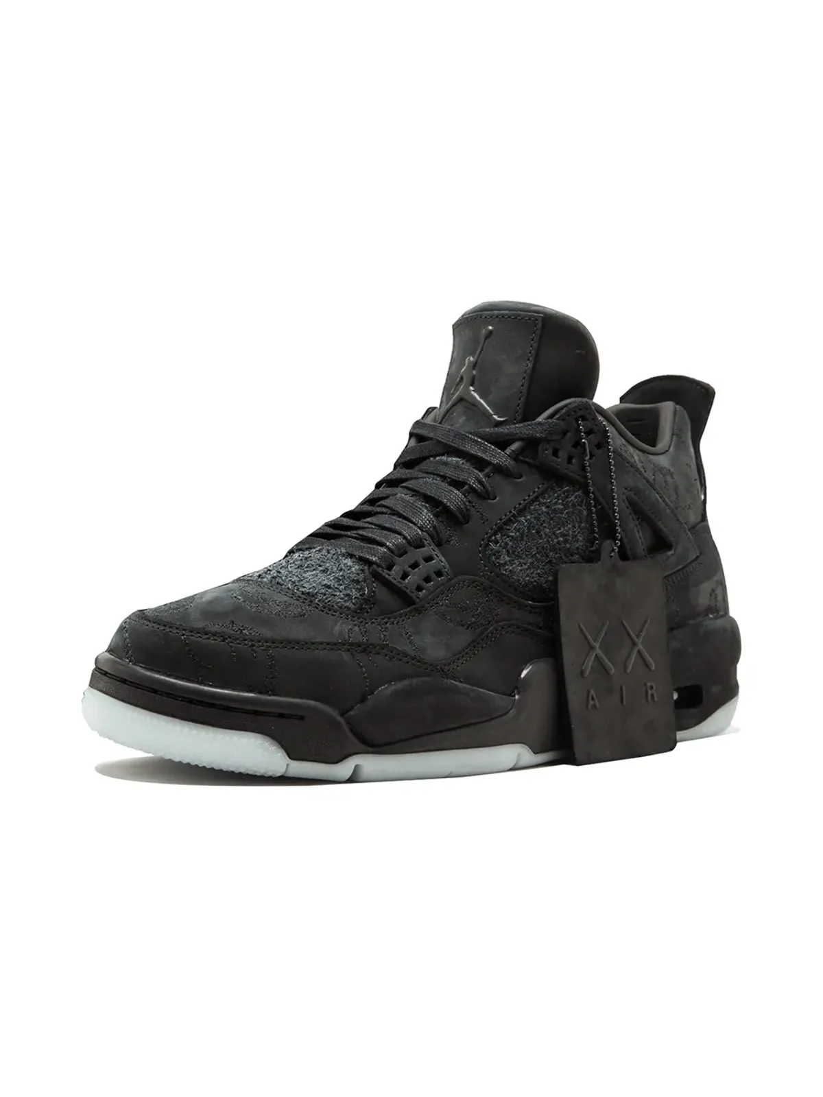 Jordan エアジョーダン4 レトロ ブラック スニーカー - 画像4