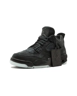 Jordan エアジョーダン4 レトロ ブラック スニーカー - サムネイル4