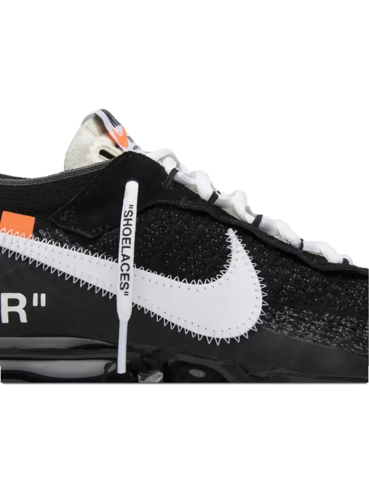 Nike X Off-White エア ヴァポーマックス フライニット スニーカー（ブラック） - 画像5