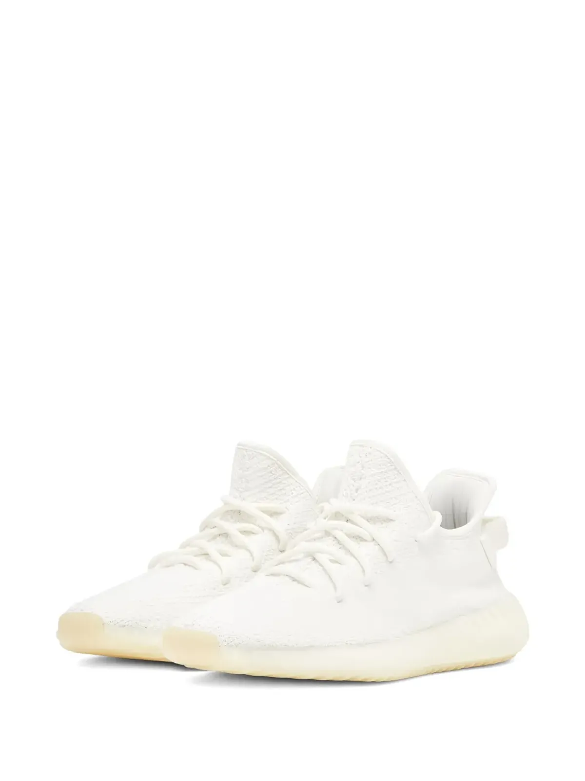 adidas Yeezy ブースト 350 v2 トリプルホワイト スニーカー - 画像2
