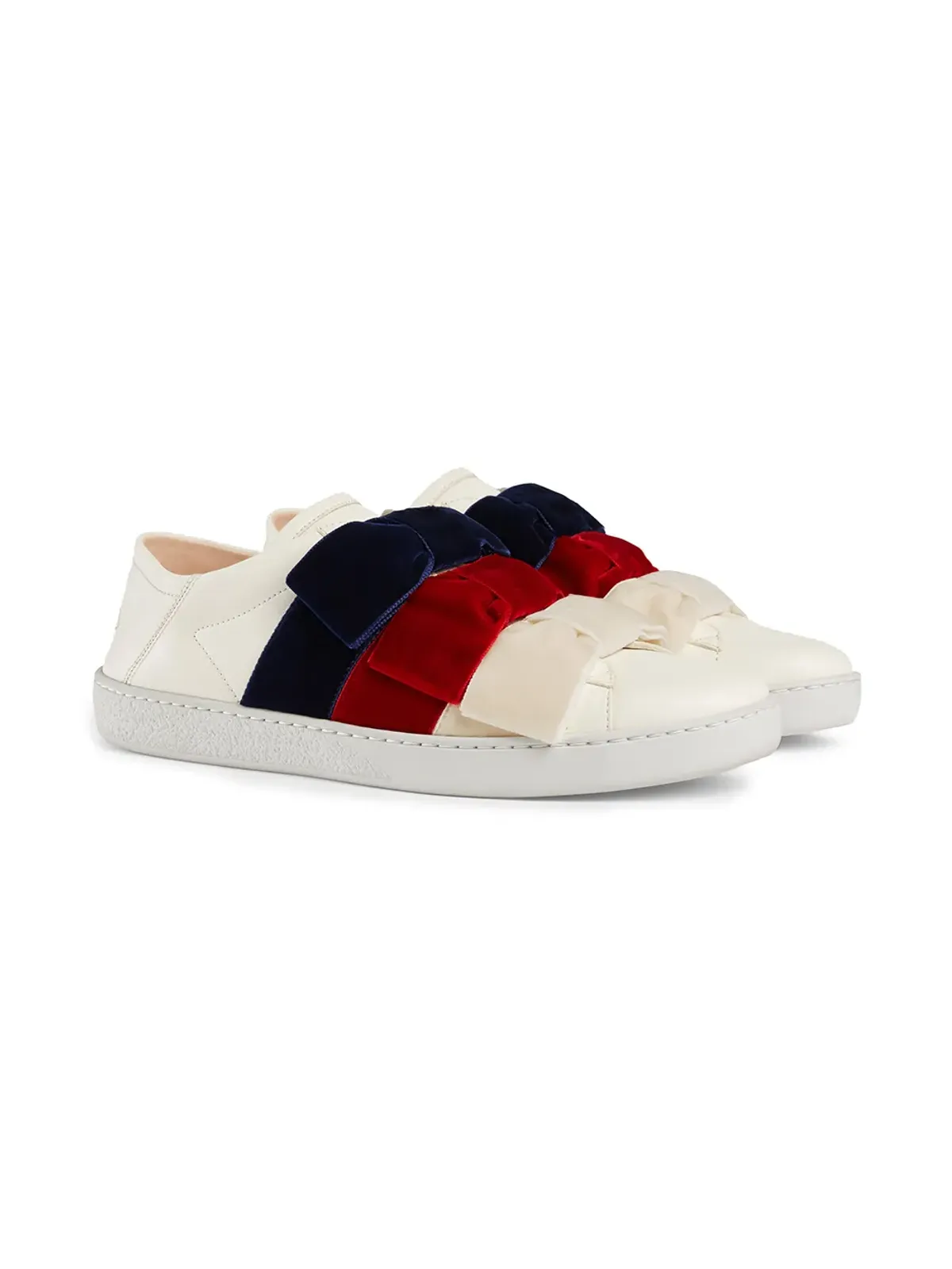 Gucci Ace ベルベットリボン スニーカー - 画像2