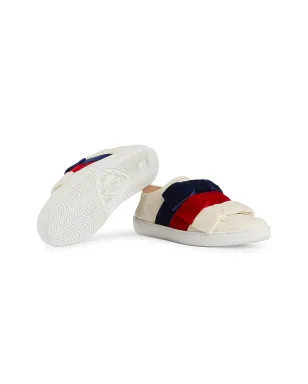 Gucci Ace ベルベットリボン スニーカー - サムネイル3