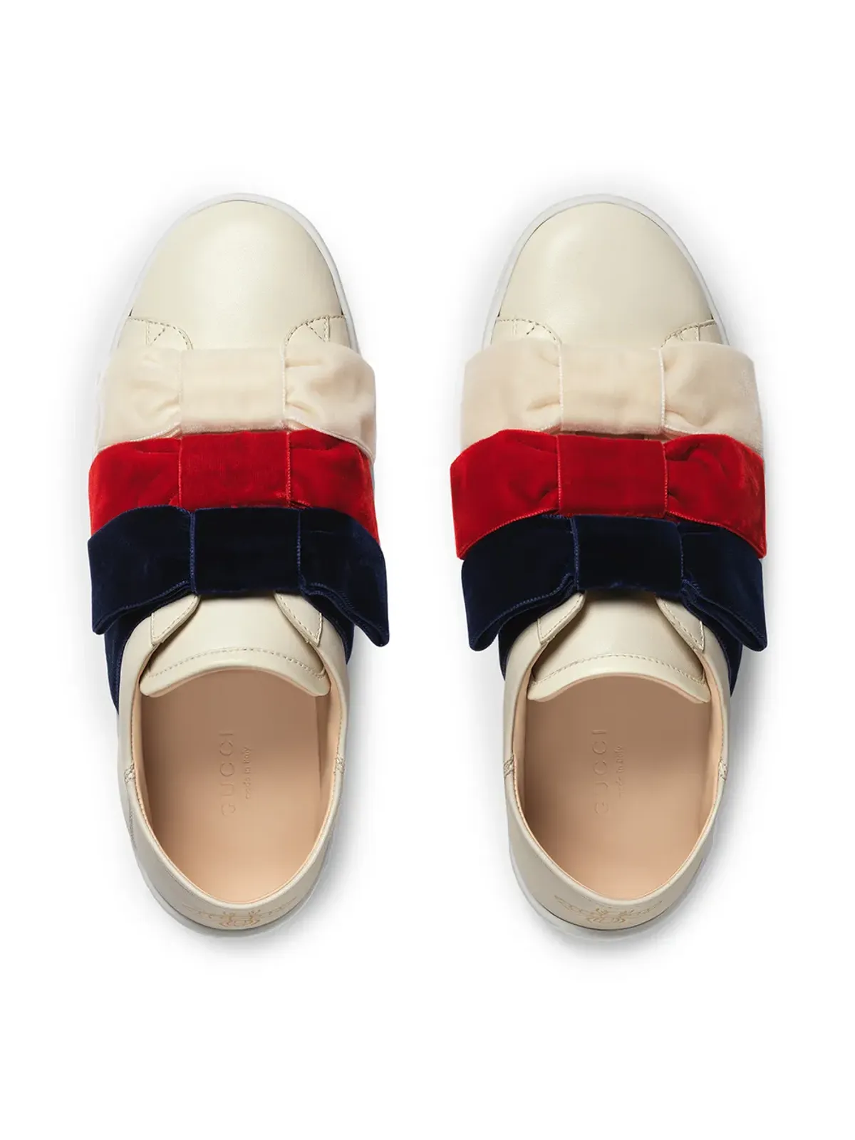 Gucci Ace ベルベットリボン スニーカー - 画像4