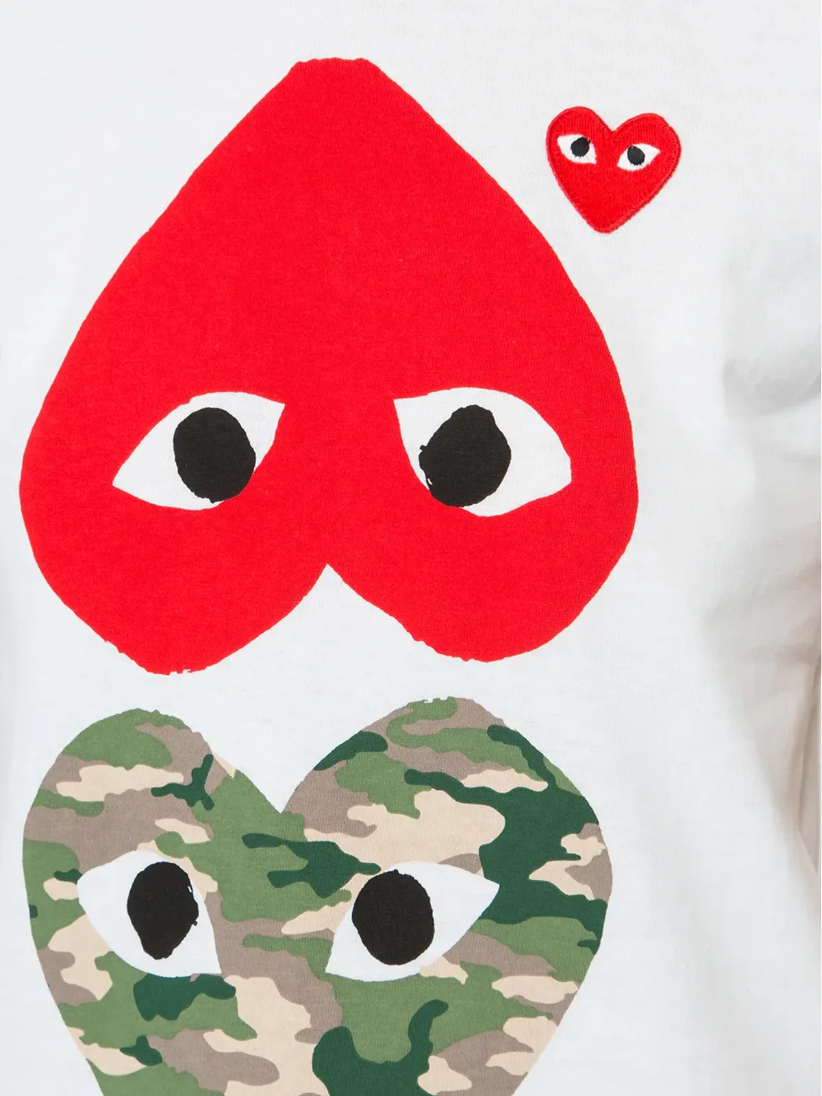 Comme Des Garçons Play ハートプリントTシャツ - 画像5