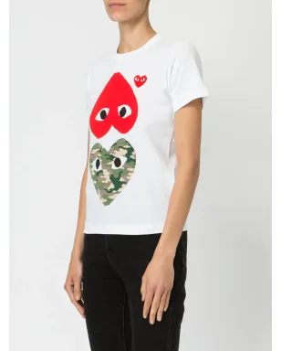 Comme Des Garçons Play ハートプリントTシャツ - サムネイル3