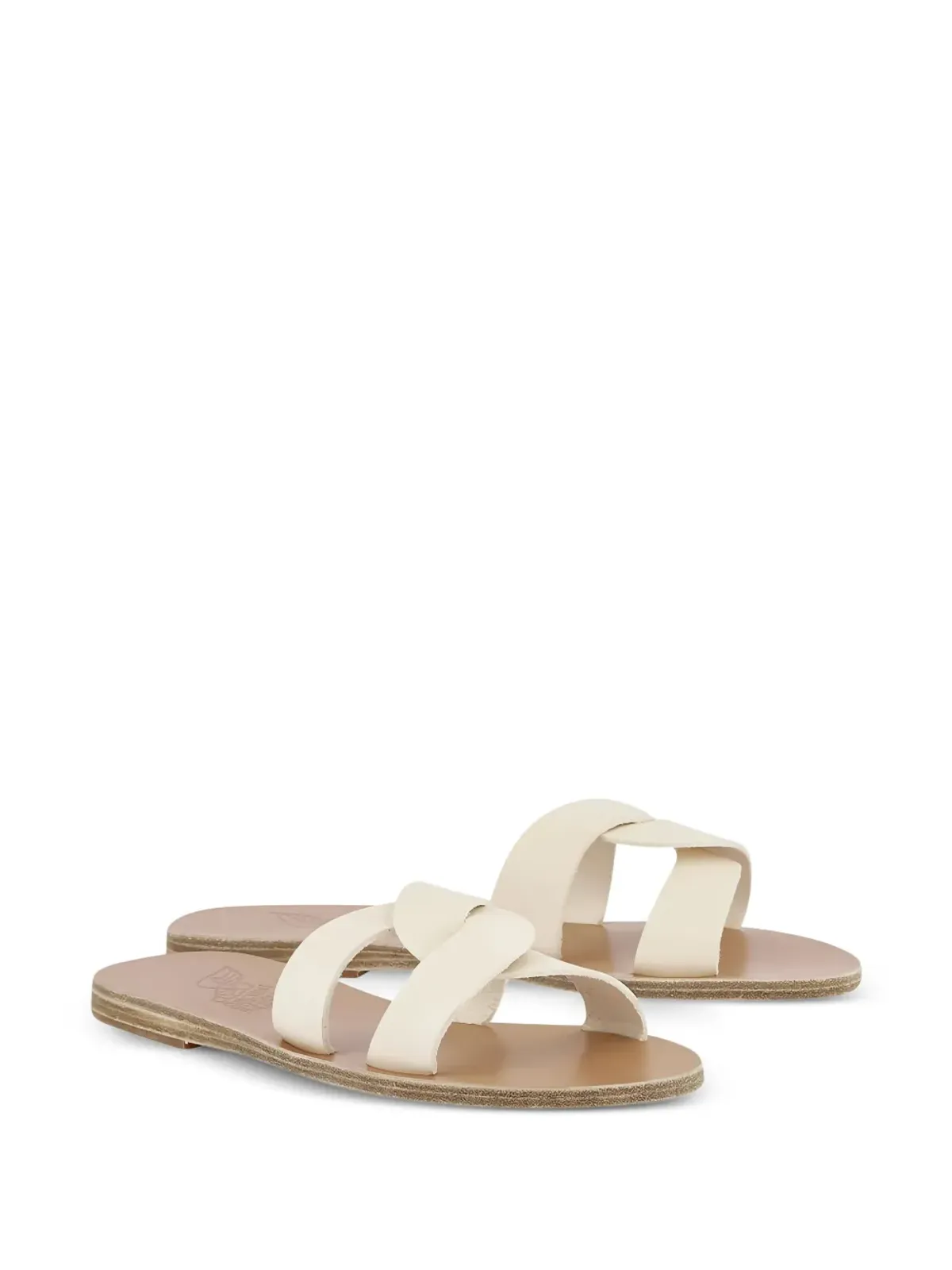 Ancient Greek Sandals Desmos ダブルストラップ レザーサンダル - 画像2