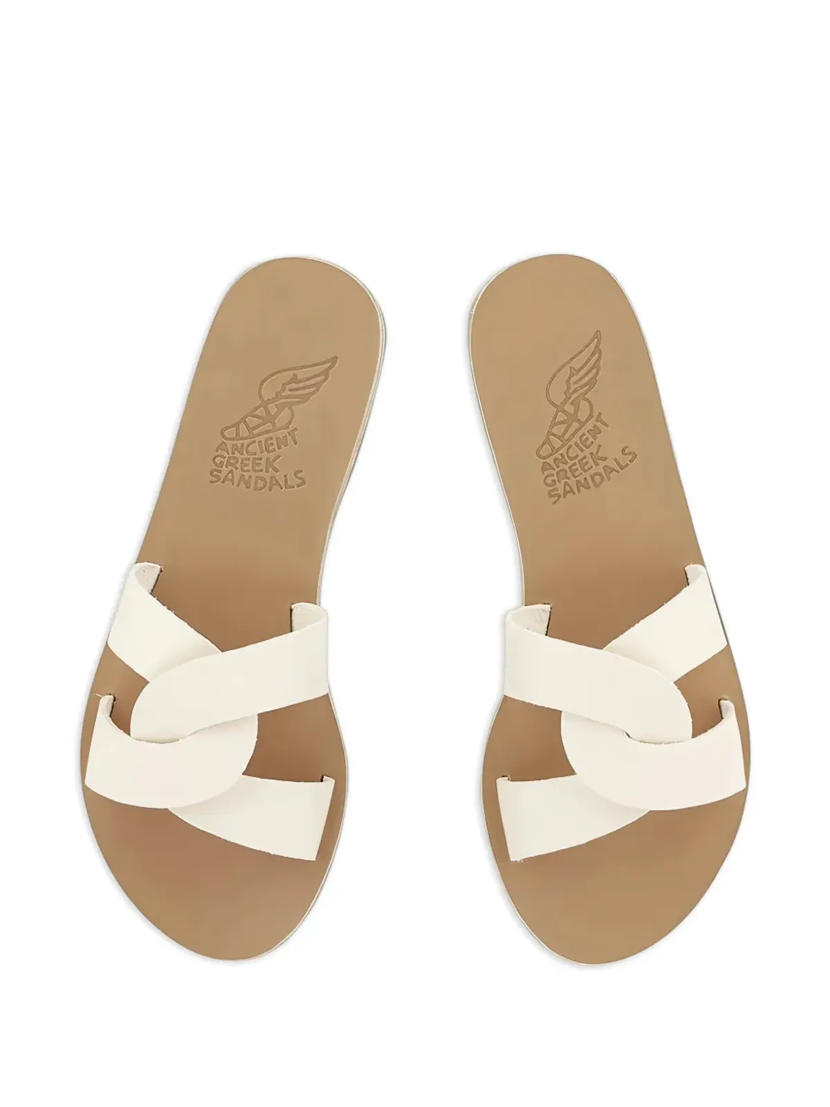 Ancient Greek Sandals Desmos ダブルストラップ レザーサンダル - 画像4