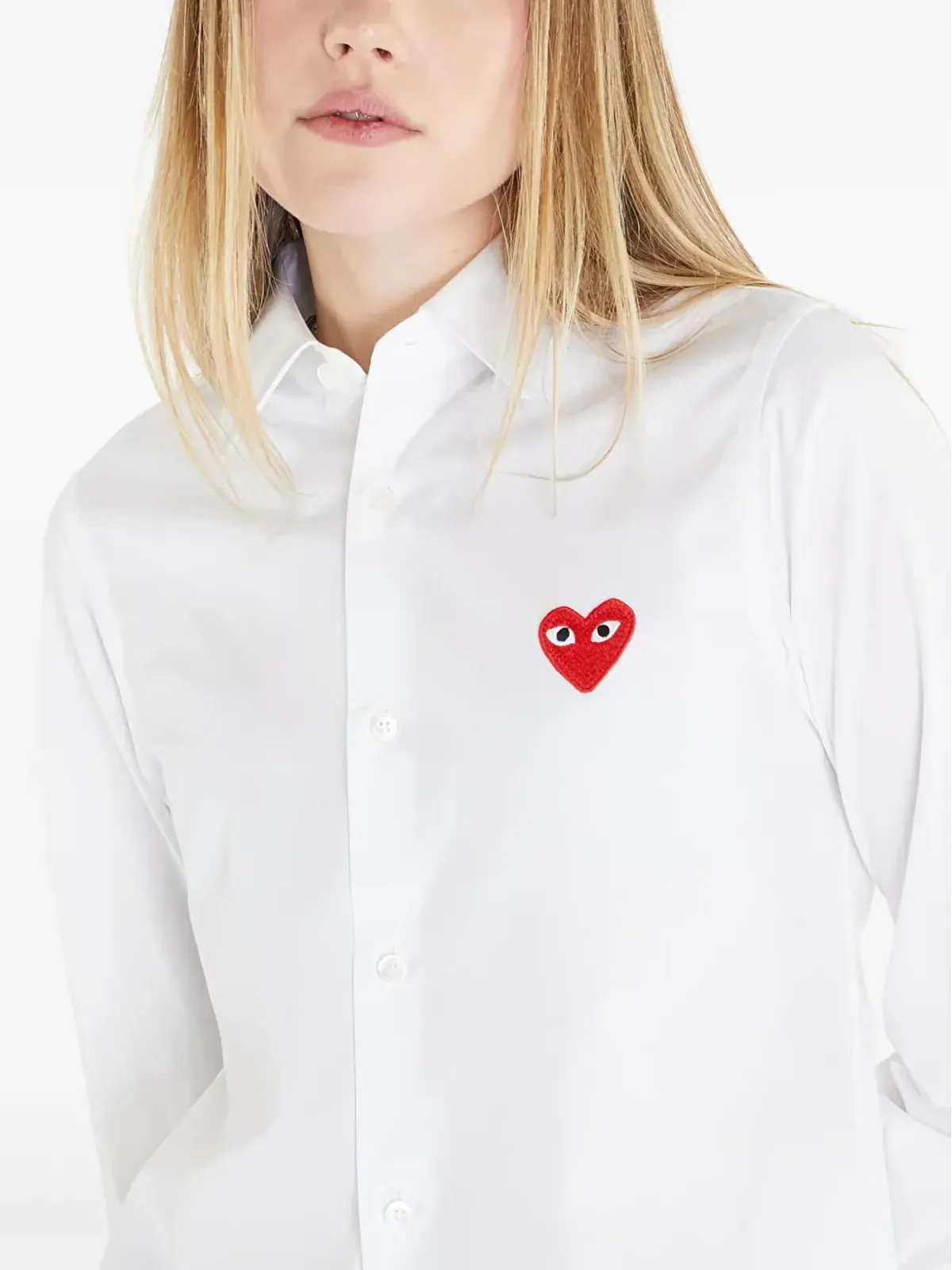 Comme Des Garçons Play ハートパッチシャツ - 画像4