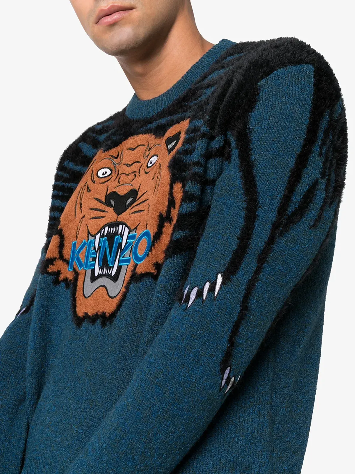 Kenzo large tiger intarsia jumper - 画像5