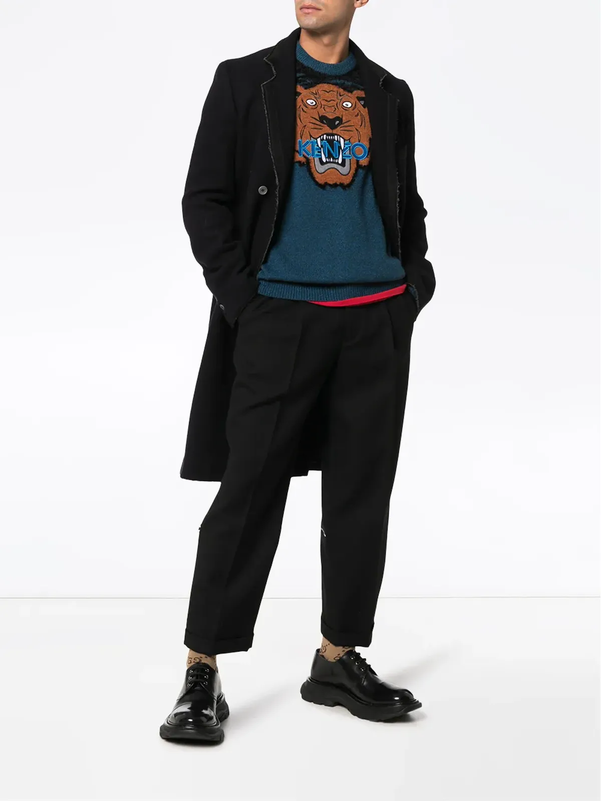 Kenzo large tiger intarsia jumper - 画像2