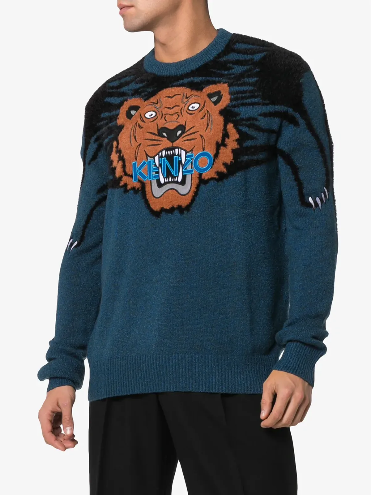 Kenzo large tiger intarsia jumper - 画像3