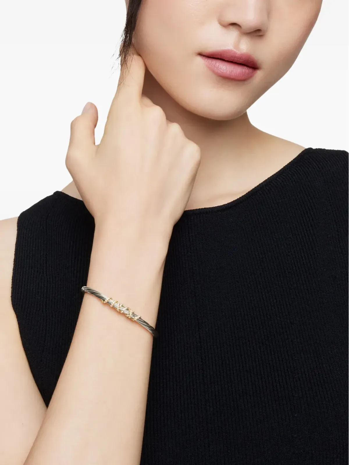 David Yurman ヘレナ センター・ステーション ダイヤモンド ブレスレット - 画像2