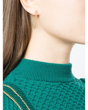 Aurelie Bidermann 18ktゴールド ペーパークリップ ピアス - サムネイル2