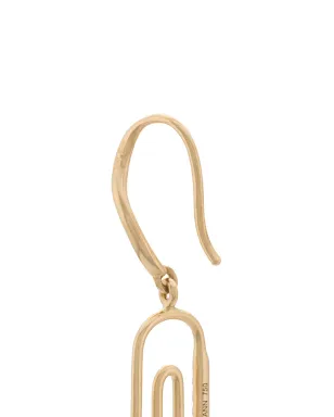 Aurelie Bidermann 18ktゴールド ペーパークリップ ピアス - サムネイル4