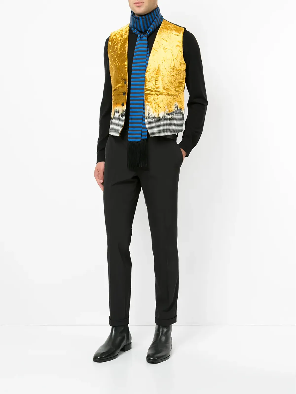 Haider Ackermann 再構築グラデーションジレ - 画像2
