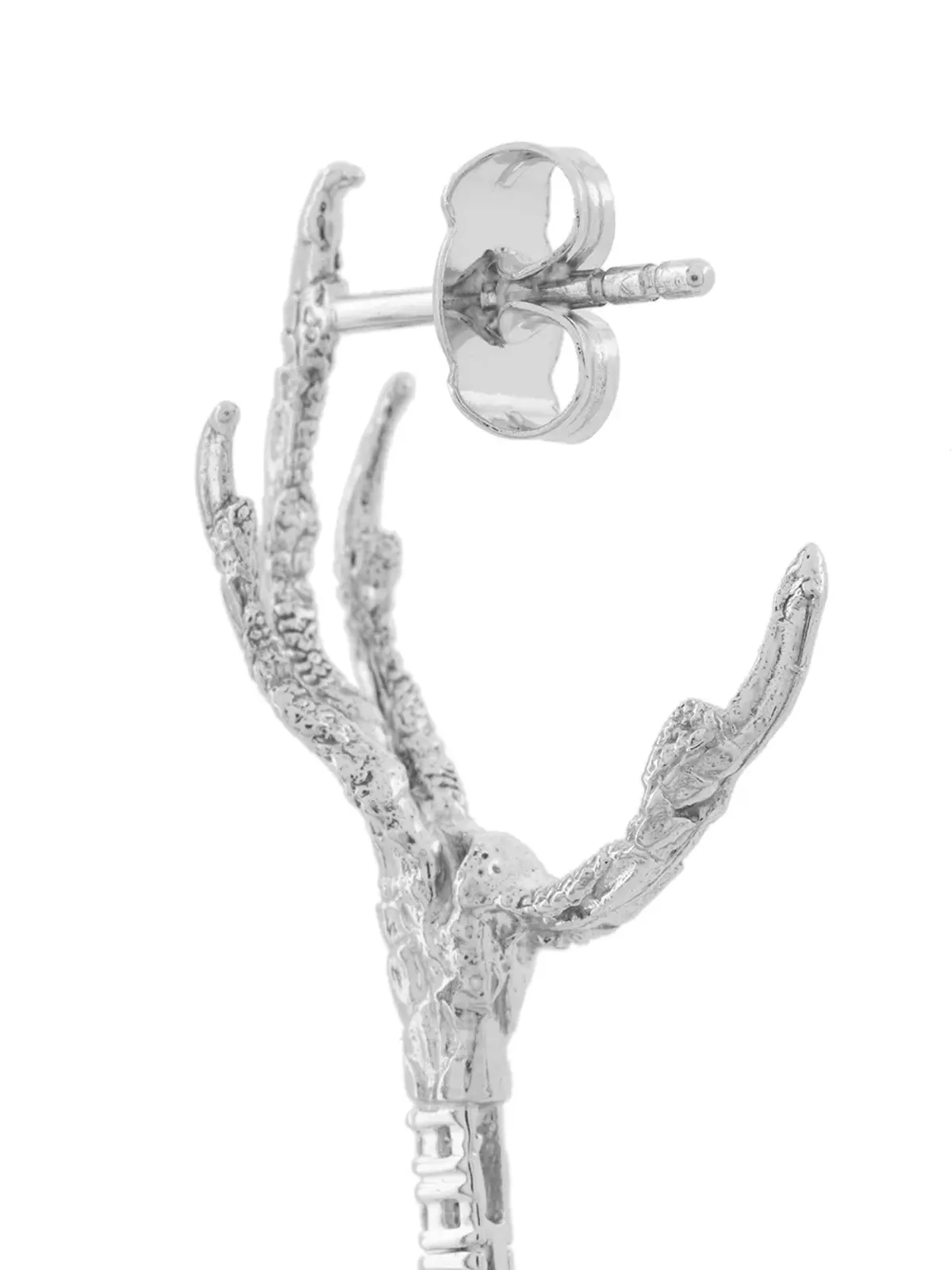Wouters & Hendrix Gold カラスの爪モチーフ ロングイヤリング - 画像4