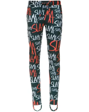 Amir Slama ストリラップ トラックパンツ ブラック - サムネイル1