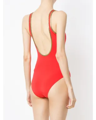 Amir Slama ゴールドトーンのトリミング 水着 - サムネイル3